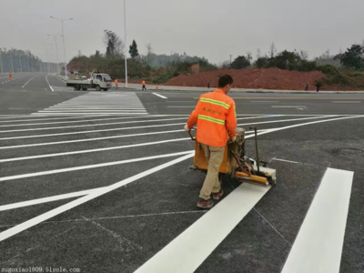 潼南划线公司 潼南小区车库划线 潼南道路标线公司