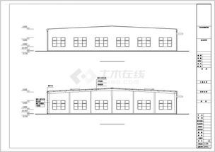 某地单层钢结构食堂结构设计施工图